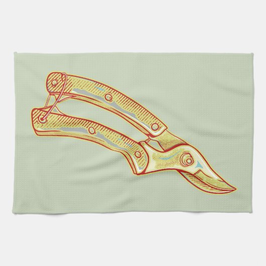 Werkzeuge für Gartenbau Geschirrtuch (Horizontal)