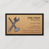 Werkzeuge für Papierstapler Visitenkarte (Vorderseite)