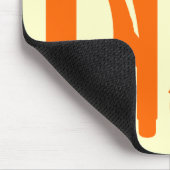 Werkzeuge - Orange auf Creme Mousepad (Ecke)