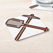 Werkzeuge Rechteckiger Pappuntersetzer (angewinkelt)