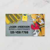 Werkzeugen Instandhaltung Instandhaltung Handyman Visitenkarte (Vorderseite)