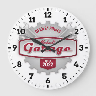 Werkzeugen Man Cave personalizable Wall Clock Große Wanduhr