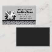 Werkzeugkarton Design Auto Reparatur Mechanik Visitenkarte (Vorne/Hinten)