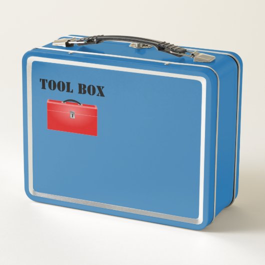 Werkzeugkasten für Kinder oder Männer für die mens Metall Brotdose (Rückseite)