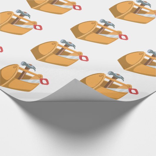 Werkzeugkasten Geschenkpapier (Ecke)