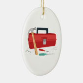 Werkzeugkasten und Werkzeuge Keramikornament (Rechts)