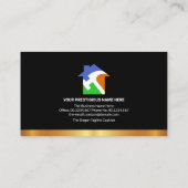 Werkzeugleisten für die vertikale Konstruktion Visitenkarte (Rückseite)