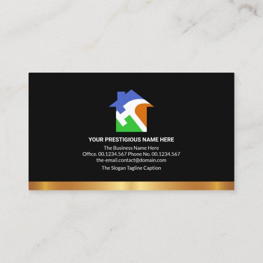 Werkzeugleisten für die vertikale Konstruktion Visitenkarte (Rückseite)