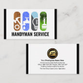 Werkzeugleisten für kreative Arbeit Visitenkarte (Vorne/Hinten)