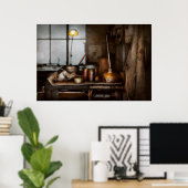 Werkzeugmaschine - Got Öl Poster (Heimbüro)