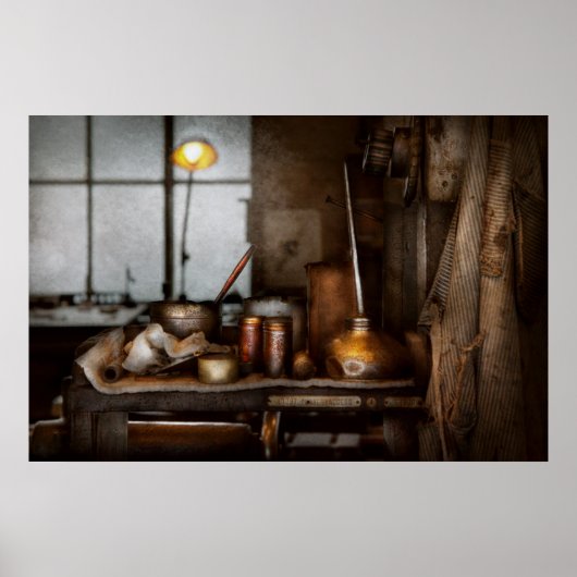 Werkzeugmaschine - Got Öl Poster (Vorne)