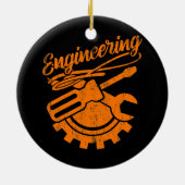 Werkzeugmaschinen für Maschinenbau Keramik Ornament (Hinten)