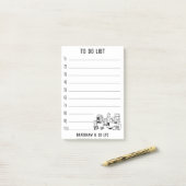 Werkzeugmaschinen und Pflanze Post-it Klebezettel (Auf Schreibtisch)