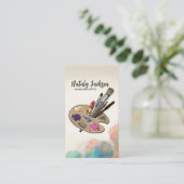 Werkzeugpalette für Makeup Visitenkarte (Stehend Vorderseite)