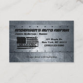 Werkzeugreparatur für das Auto von American Flag M Visitenkarte (Vorderseite)