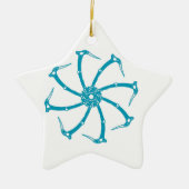 Werkzeugspindel Keramik Ornament (Vorne)