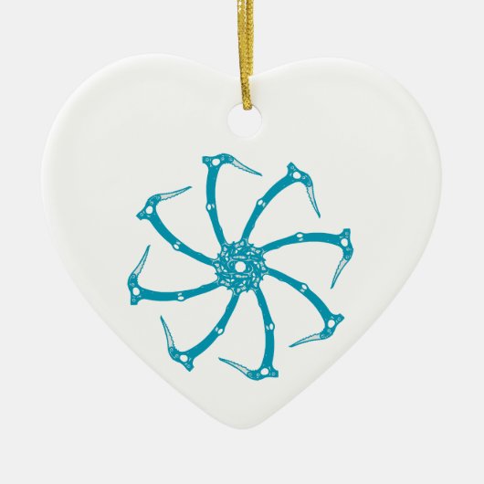 Werkzeugspindel Keramik Ornament (Vorne)