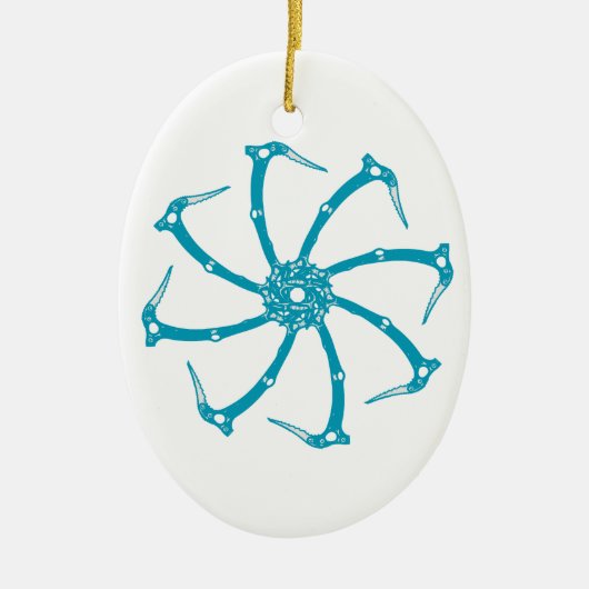 Werkzeugspindel Keramik Ornament (Vorne)