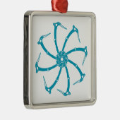 Werkzeugspindel Ornament Aus Metall (Rechts)