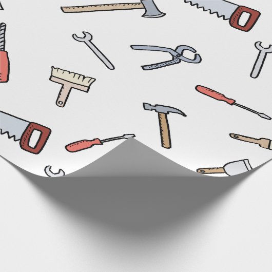 Werkzeugverpackpapier Geschenkpapier (Ecke)