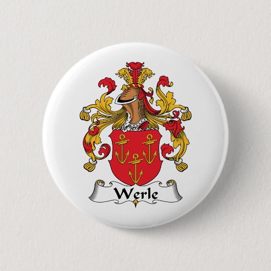 Werle Familienwappen Button (Vorderseite)