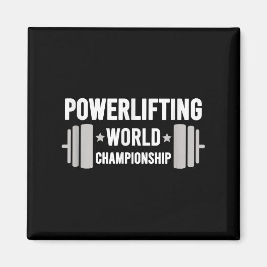 Werlifter Motivational Gym Werlifting World Chamon Magnet (Vorne)