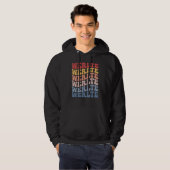 Werlte City Groovy Retro Hoodie (Vorne ganz)
