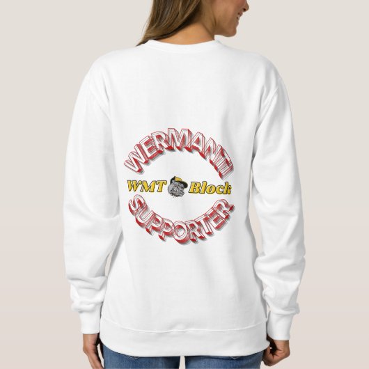 Wermanti-Supporter Basic Sweatshirt (Rückseite)
