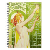 Wermut Alphonse Mucha Robette Notizbuch Notizblock (Vorderseite)