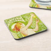 Wermut Alphonse Mucha Robette Untersetzer (Linke Seite)