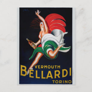 Wermut Bellardi Torino Postkarte