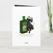 Wermut-Feen-Gruß-Karte Karte (Rückseite)