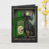 Wermut-Feen-Gruß-Karte Karte (Gelbe Blume)