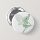 Wermut-Kunst-Unterzeichnungs-Grün-Fee 1A Button (Vorne & Hinten)