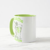 Wermut-La-Gebühr Verte Fee mit Glas Tasse (Vorderseite Links)