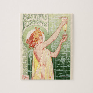 Wermut Robette - Alkohol-Vintages Plakat Puzzle