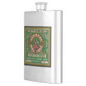 Wermut-rostfreier Stahl-angesagte Flasche Flachmann (Links)