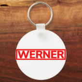 Werner Briefmarke Schlüsselanhänger (Vorderseite)