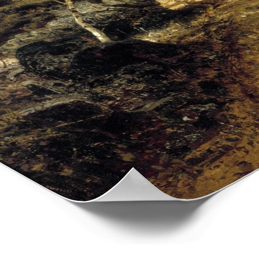 Werner Holmberg Road in Häme (Hot Summer Day) Poster (Ecke)