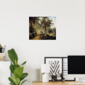 Werner Holmberg Road in Häme (Hot Summer Day) Poster (Heimbüro)