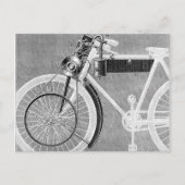 Werner Motorrad, 1898 Postkarte (Vorderseite)