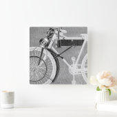 Werner Motorrad, 1898 Quadratische Wanduhr (Zuhause)