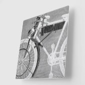 Werner Motorrad, 1898 Quadratische Wanduhr (Winkel)