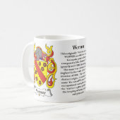 Werner, Ursprung, Bedeutung und das Wappen Kaffeetasse (Vorderseite Links)