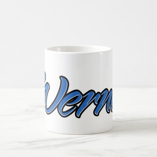 Werner Vorname Name blue Tasse Kaffeetasse (Mittel)