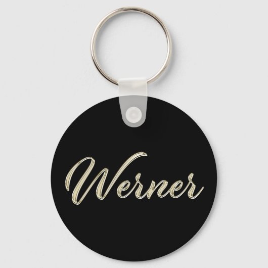 Werner whitegold Button-Schlüsselger Schlüsselanhänger (Vorderseite)