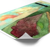 Werneth Low cenotaph-Ansicht Poster (Ecke)