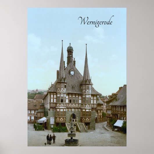 Wernigerode, Deutschland (c. 1900) Poster (Vorne)