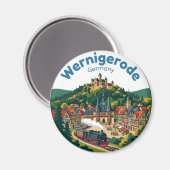 Wernigerode Deutschland Magnet (Vorderseite/Rückseite)