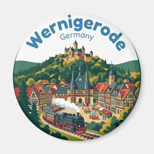 Wernigerode Deutschland Magnet (Vorne)